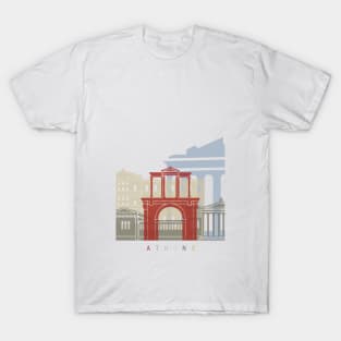 Athens skyline poster T-Shirt